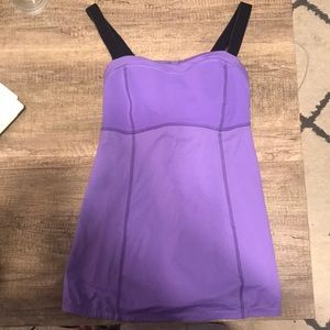 Lululemon purple workout tank
